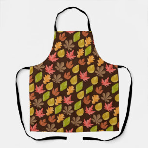 Autumn pattern apron