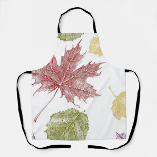 Autumn pattern apron