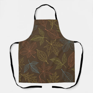 Autumn pattern apron