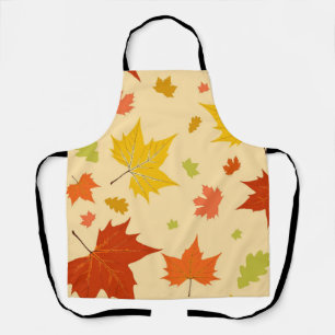 Autumn pattern apron