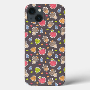 autumn pattern iPhone 13 case