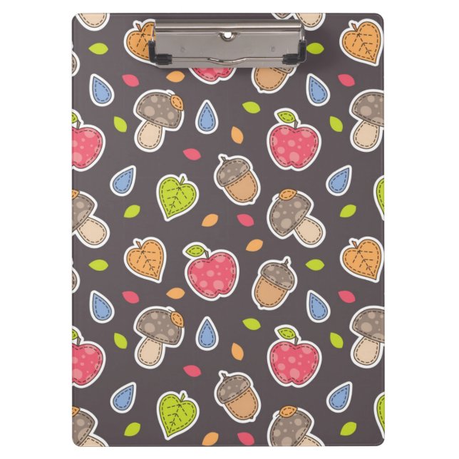 autumn pattern clipboard (Front)