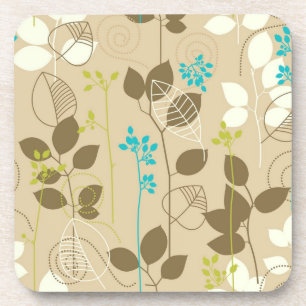 Autumn pattern coaster