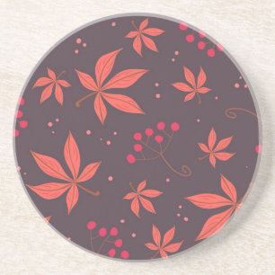 Autumn pattern coaster