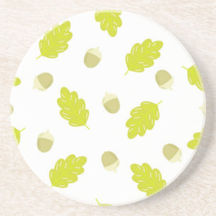 Autumn pattern coaster