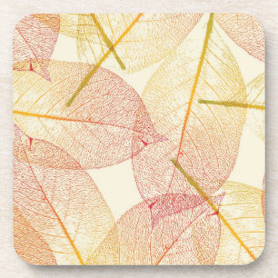 Autumn pattern coaster