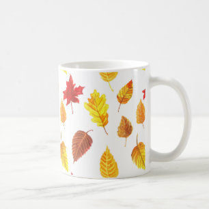 Autumn pattern coffee mug