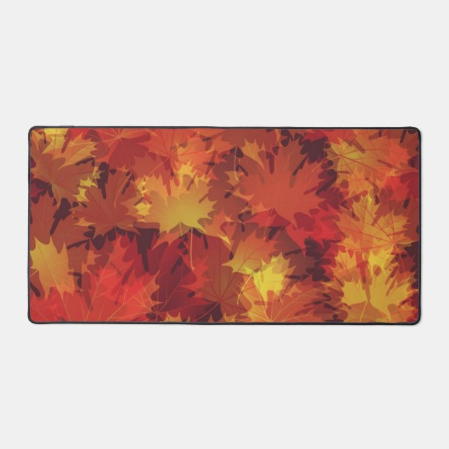Autumn pattern desk mat (Front)