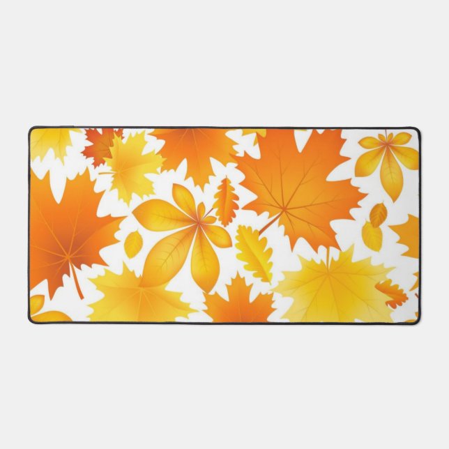 Autumn pattern desk mat (Front)