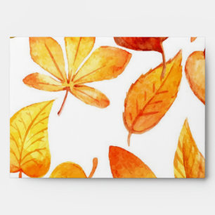 Autumn pattern envelope