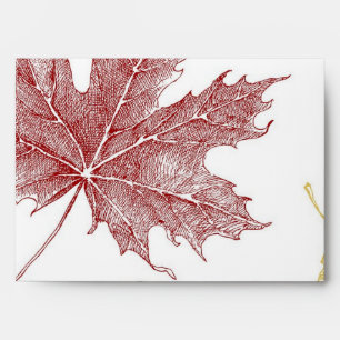 Autumn pattern envelope