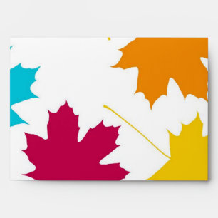 Autumn pattern envelope