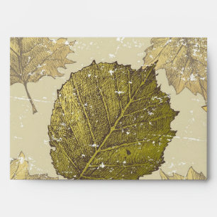 Autumn pattern envelope