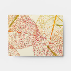 Autumn pattern envelope