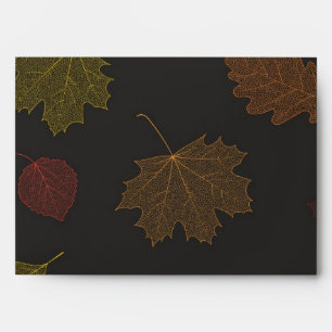 Autumn pattern envelope