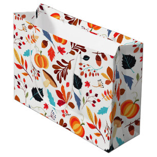 Autumn Pattern Gift Bag
