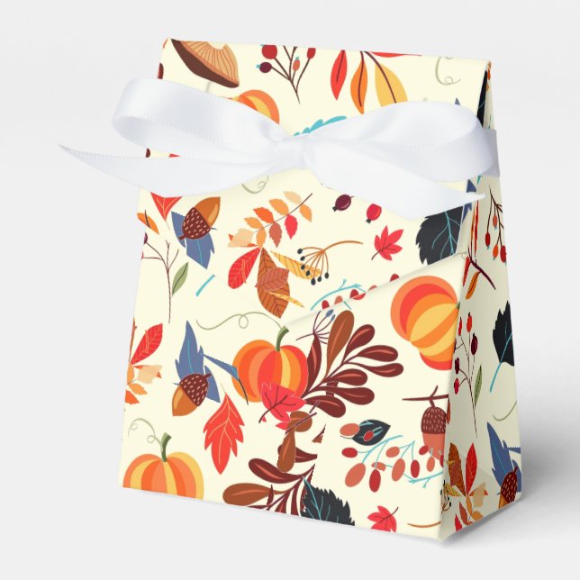 Autumn Pattern Gift Box (Front Side)