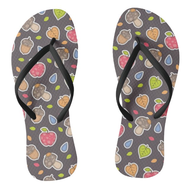 autumn pattern jandals (Footbed)