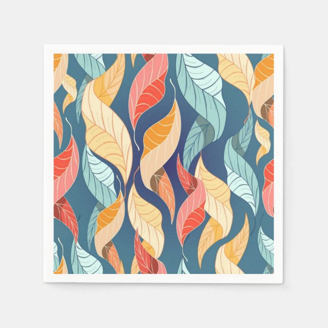 Autumn pattern napkin (Front)