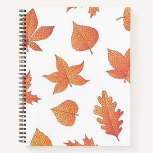 Autumn pattern notebook