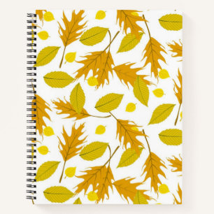 Autumn pattern notebook