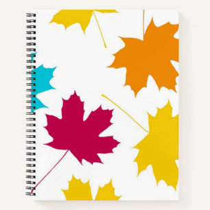 Autumn pattern notebook
