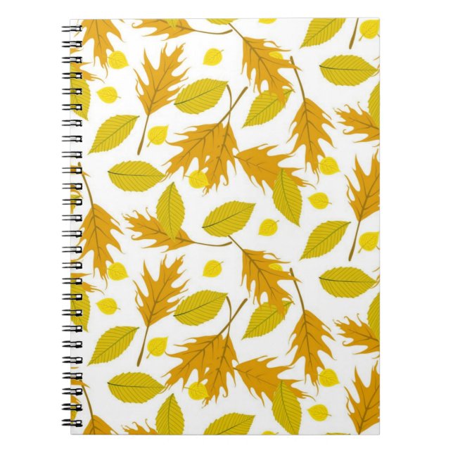 Autumn pattern notebook (Front)