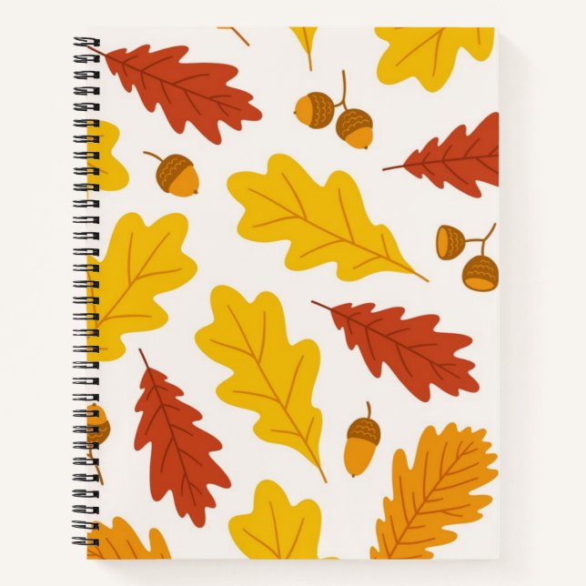 Autumn pattern notebook (Front)
