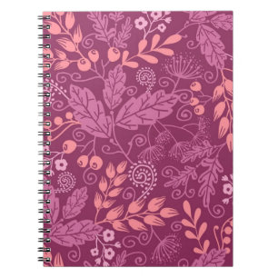 Autumn pattern notebook