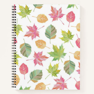Autumn pattern notebook