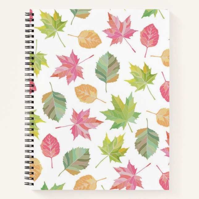 Autumn pattern notebook (Front)