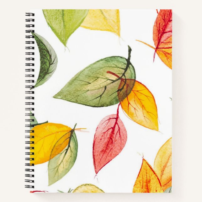 Autumn pattern notebook (Front)
