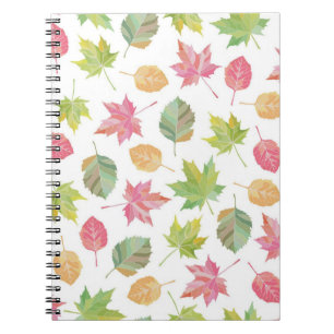 Autumn pattern notebook