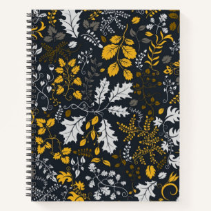 Autumn pattern notebook