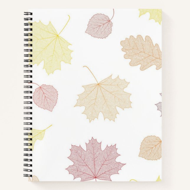 Autumn pattern notebook (Front)