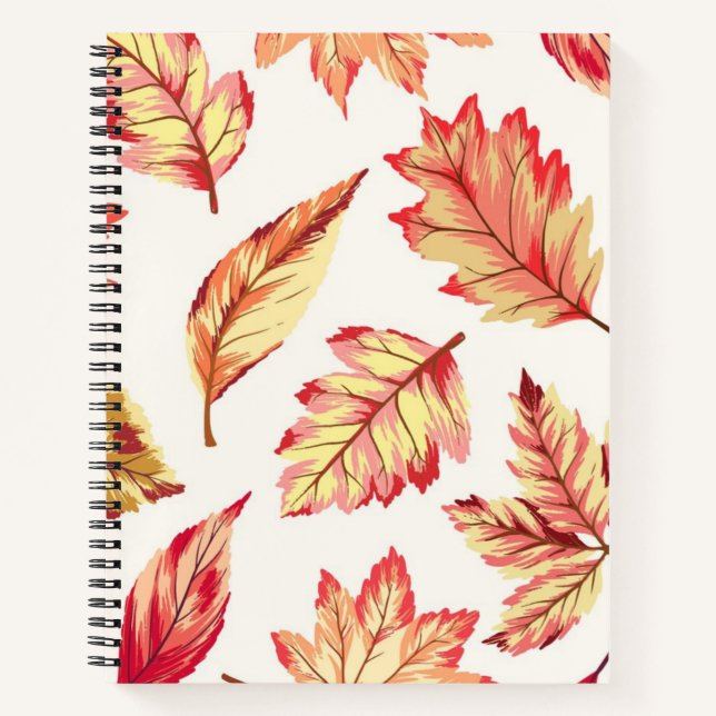 Autumn pattern notebook (Front)