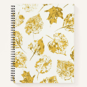 Autumn pattern notebook