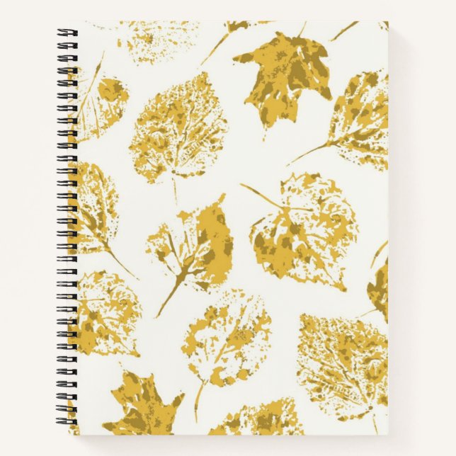 Autumn pattern notebook (Front)