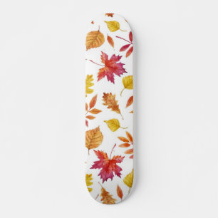 Autumn pattern skateboard