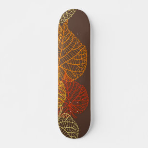 Autumn pattern skateboard