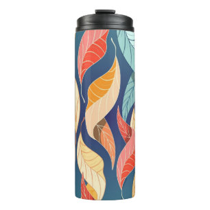 Autumn pattern thermal tumbler