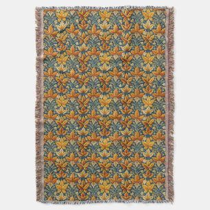 Autumn Pattern Throw Blanket