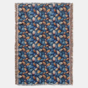 Autumn Pattern Throw Blanket