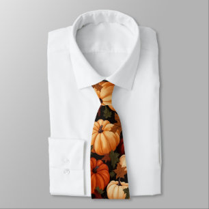 Autumn pattern tie
