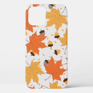 autumn pattern vintage seamless pattern iPhone 12 case