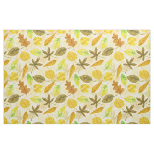 Autumn pattern watercolor 2 fabric
