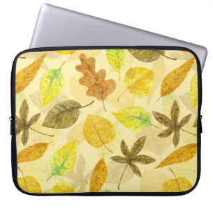 Autumn pattern watercolor 2 laptop sleeve