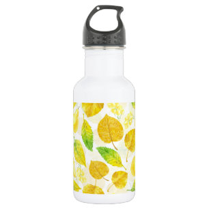 Autumn pattern watercolor 532 ml water bottle
