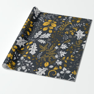 Autumn pattern wrapping paper