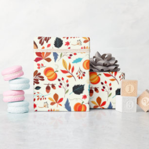 Autumn Pattern Wrapping Paper